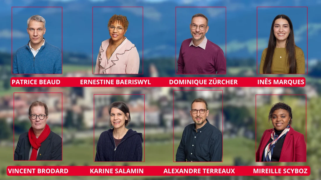 Élu·e·s socialistes au Conseil général de Romont, législature 2026-2031